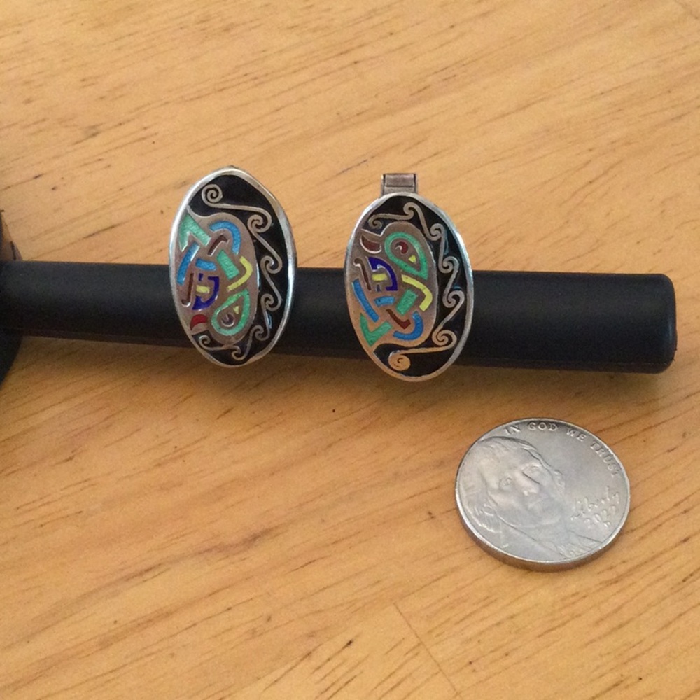 Sterling silver cufflinks